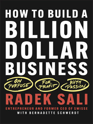 cover image of How to Build a Billion-Dollar Business